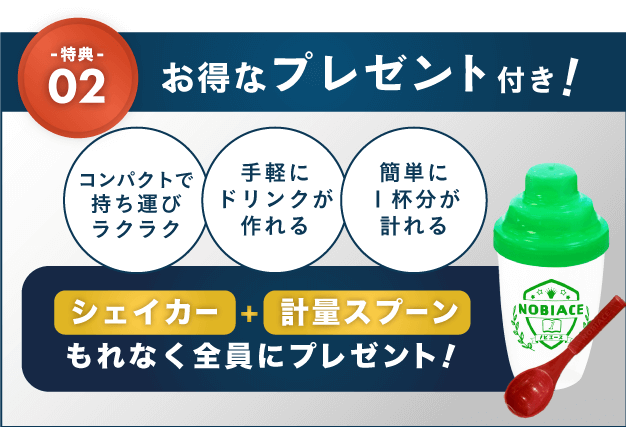 特典02 お得なプレゼント付き!