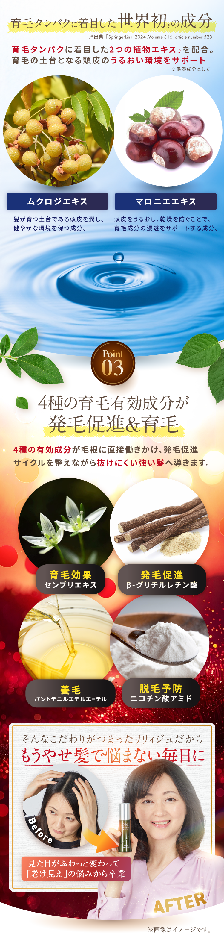 そんなこだわりがつまったリリィジュだから、もうやせ髪で悩まない毎日に